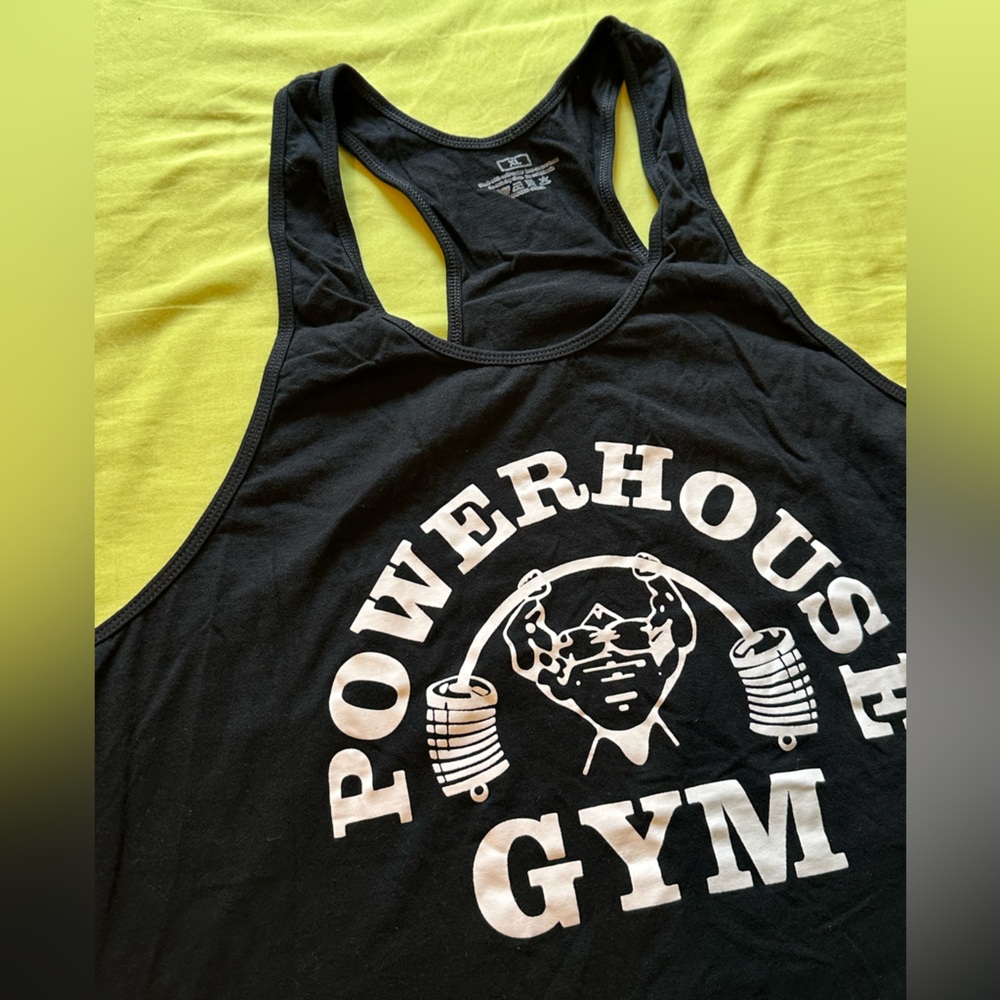 Black Powerhouse Gym Tank Top